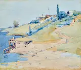 Arthur Streeton, The Landing Place (Hawkesbury River) 1896