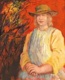Russell Drysdale, Country Woman, oil on canvas