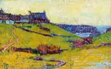 John Russell, Maisons sur la Falaise (Le Chateau Anglais) (1889)