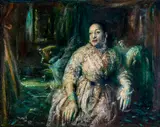 William Dobell, Woman in a Salon (Helena Rubinstein) 1960