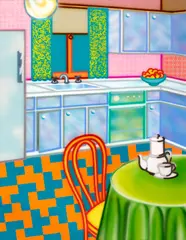 Howard Arkley, Neapolitan Delight 1993, 1993, synthetic polymer paint on canvas