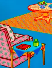 Howard Arkley, Plain and Fancy 1993, 1993, synthetic polymer paint on canvas