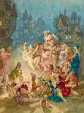Norman Lindsay, (Students of Paris) 1961