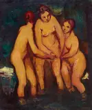 Fred Williams, Three Graces (1948), 1948, oil on canvas