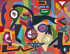 Robert Klippel, Untitled 1992, 1992, synthetic polymer paint and collage on paper on canvas