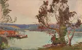 Sydney Long, (The Pier) 1928