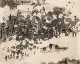 Fred Williams, You Yangs Pond (1963-1964), 1963-1964, etching, aquatint, engraving and drypoint on paper