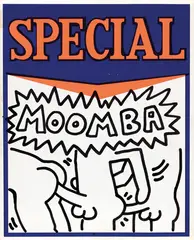 Keith Haring, Special Moomba 1984, 1984, ink on card