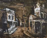 Donald Friend, Fortitude Valley Side Street 1945