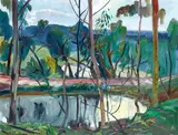 Rick Amor, Artists Dam, Cottlesbridge 1986, 1986, oil on canvas