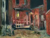 Sali Herman, Terrace House 1962, 1962, oil on canvas