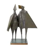 Lynn Chadwick, Winged Figures II (1975), 1975, bronze, edition 4 of 9