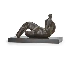 Henry Moore, Maquette for Reclining Figure: Wing (1979, cast in 1984), 1979, bronze, edition 6 of 9