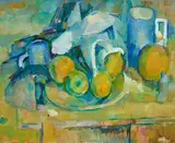 John Passmore, Still Life with Fruit and Jug, oil on canvas