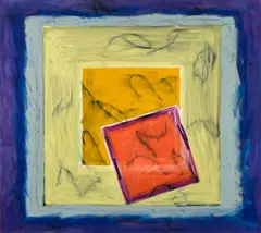Denise Green, Narcissus 1990, 1990, oilstick on canvas