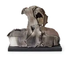 Samurai (1986) by Maria Kuczyńska, 1986, porcellaneous stoneware, sold Oct 2019