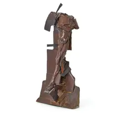 Bronze Table Mountain 1988 by Maria Kuczyńska, 1988, bronze, sold Oct 2019