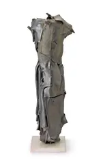 Grey Torso (1989) by Maria Kuczyńska, 1989, earthenware, sold Oct 2019