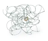 Neil Taylor, Entangled Disc (2000), 2000, metal fabric and steel washer