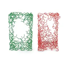 Neil Taylor, Coming and Going (2007), 2007, painted soldered galvanised wire (2)
