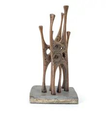 Clifford Last, Family (1966), 1966, bronze and stone