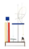 Peter D. Cole, From Kyneton to New York 1994, 1994, painted steel, bronze and brass