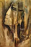 Le Secret des Herbes by Raymond Biaussat, oil on board, sold Oct 2019
