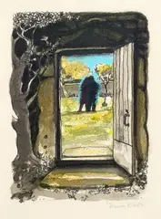 Fred Cress, Doorway No. 1 1995, 1995, watercolour, ink and pastel on paper