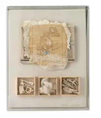 Isabel Davies, Mungo Suite No. 1 (1986-1987), 1986-1987, mixed media on canvas