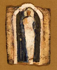 Carol Dalton, Marguerite III 1994, 1994, mixed media with hand painted frame