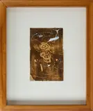 Peter Graham, Immersed in Feed Back (1996), 1996, oil on woodcut on paper