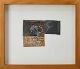 Peter Graham, Incantation (1996), 1996, oil, woodcut, ink, photograph, acetate and graphite on paper