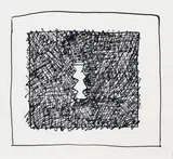 Denise Green, Study for Balancing Stand, ink on paper