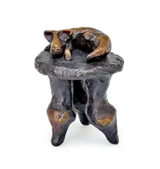 Deborah Halpern, Sleeping Dog 2003, 2003, bronze, unique