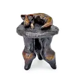 Deborah Halpern, Sleeping Dog 2003, 2003, bronze, unique