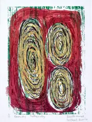 Rosella Namok, Paraway ... ’notherway 2000, 2000, woodblock on paper, edition 88 of 130