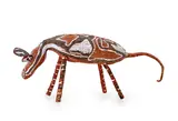 Lena Yarinkura, Camp Dog (2010), 2010, ochres on pandanus