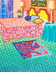 Howard Arkley, Rococo Rhythm 1992, 1992, synthetic polymer paint on canvas