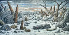 Peter Booth, Untitled 1999, 1999, oil on canvas