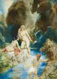Sirens 1938 by Norman Lindsay, 1938, watercolour on paper, sold Aug 2019