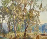 Hans Heysen, Young Gums, Ambleside (1918)