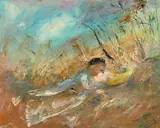 Bride and Groom, The Consummation (1967) by Arthur Boyd, 1967, oil and tempera on composition board, offered Aug 2019