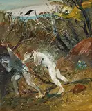 Arthur Boyd, The Expulsion, oil on board