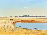 Arthur Boyd, Irrigation Lake, Wimmera (1980)