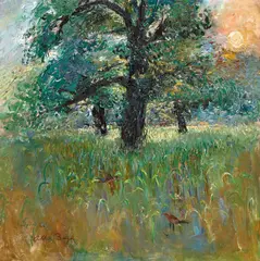 Morning Landscape (1965) by Arthur Boyd, 1965, oil on canvas on board, offered Aug 2019