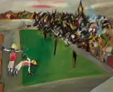 Sidney Nolan, View from the Artist's Studio, Parkville, Melbourne (1944)