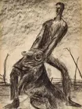 Russell Drysdale, Man with Ram (1941)