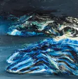 Headland 1964 by Sidney Nolan, 1964, oil on composition board, sold Aug 2019