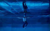 Shaun Gladwell, Pataphysical Man (Blue) 2005, 2005, inkjet print on paper on card