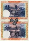 Fiona Margaret Hall, Rolling in Clover 2004, 2004, gouache on banknotes